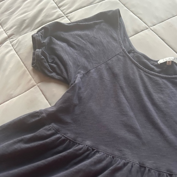 Ladies Z Supply Charcoal Mini Skater-Style Dress - Picture 3 of 10
